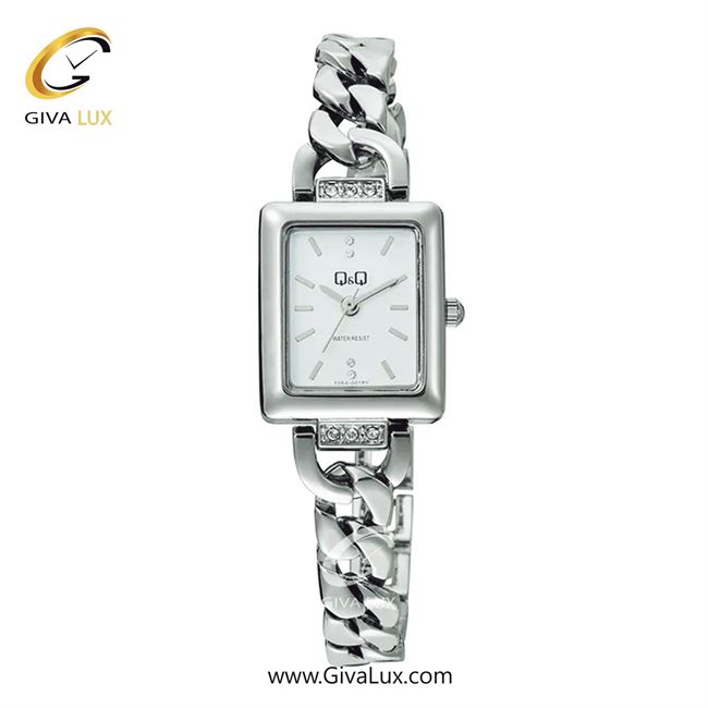 ساعت مچی اورجینال زنانه کیو اند کیو Q&Q نقره ای | نقره ای| سفید| کد رفرنس F05A-001PY