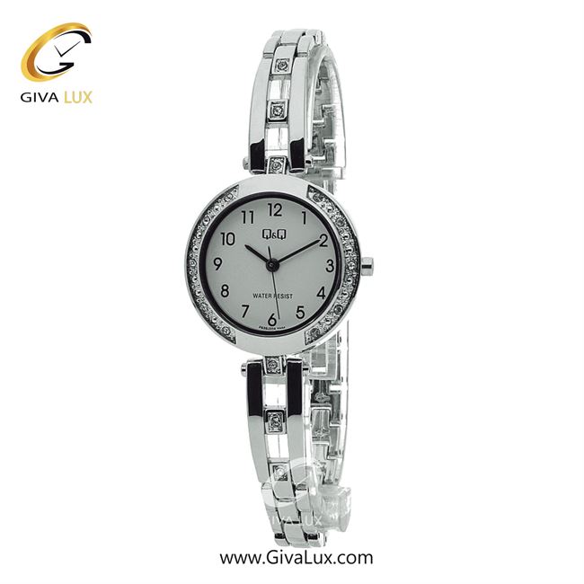 ساعت مچی اورجینال زنانه کیو اند کیو Q&Q نقره ای | نقره ای| سفید| کد رفرنس F639-204