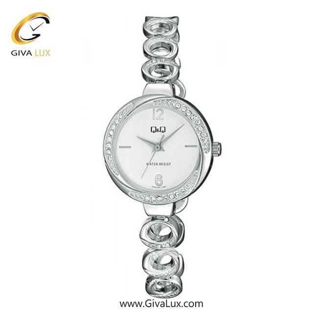 ساعت مچی اورجینال زنانه کیو اند کیو Q&Q نقره ای | نقره ای| سفید| کد رفرنس F645J201Y