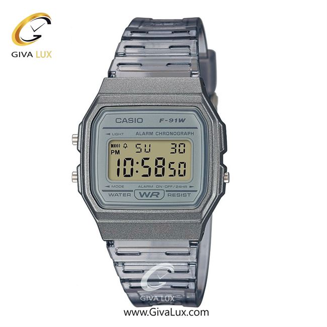 ساعت مچی اورجینال زنانه کاسیو Casio طوسی | طوسی| طوسی| کد رفرنس F-91WS-8DF