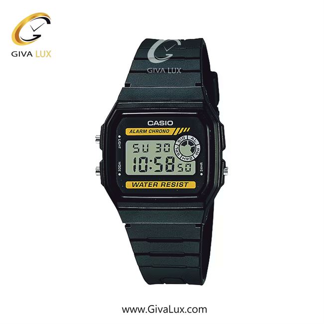 ساعت مچی اورجینال مردانه کاسیو Casio مشکی | مشکی| مشکی| کد رفرنس F-94WA-9DG 