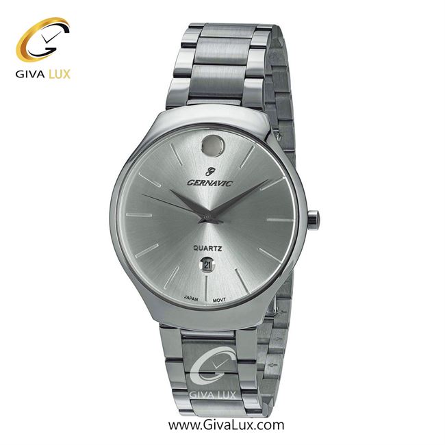 ساعت مچی اورجینال مردانه گرناویک نقره ای | نقره ای| نقره ای| کد رفرنس G222