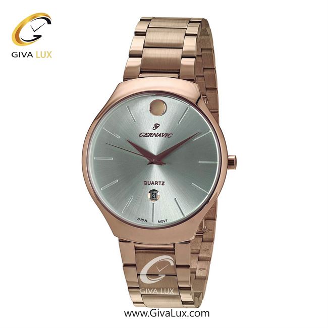ساعت مچی اورجینال مردانه گرناویک رزگلد | رزگلد| نقره ای| کد رفرنس G222