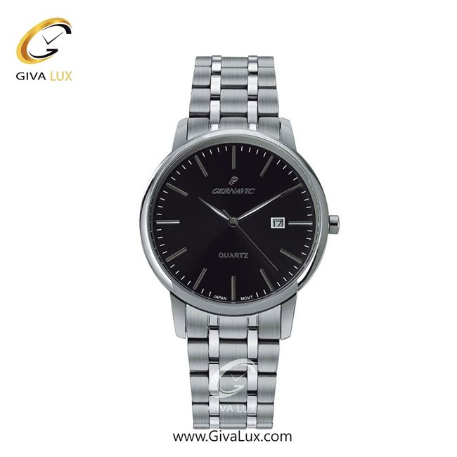 ساعت مچی اورجینال زنانه گرناویک نقره ای | نقره ای| مشکی| کد رفرنس G223