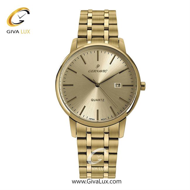 ساعت مچی اورجینال مردانه گرناویک طلایی | طلایی| طلایی| کد رفرنس G223