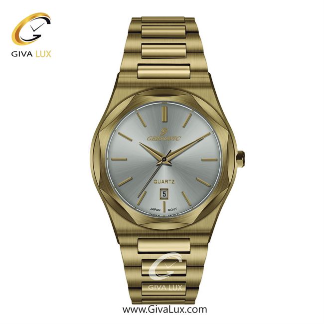 ساعت مچی اورجینال مردانه گرناویک طلایی | طلایی| نقره ای| کد رفرنس G224