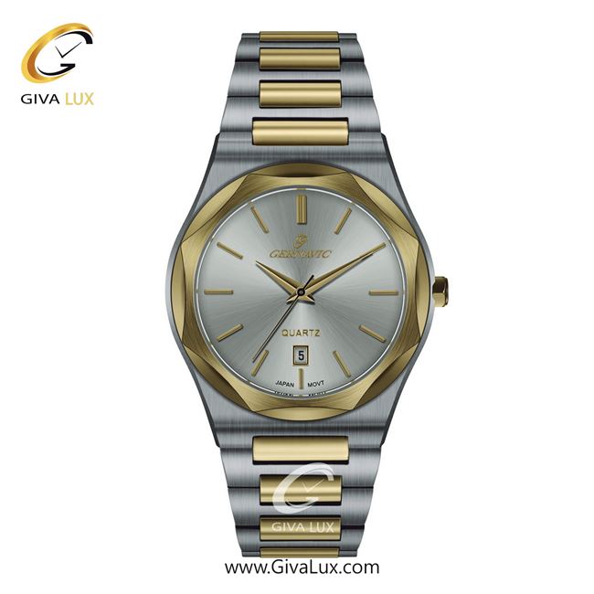 ساعت مچی اورجینال مردانه گرناویک طلایی-نقره ای | نقره ای-طلایی| نقره ای| کد رفرنس G224