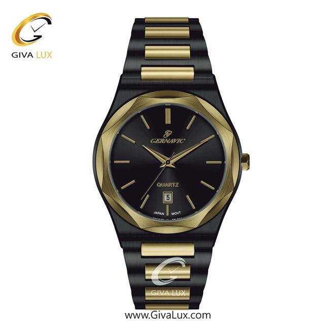 ساعت مچی اورجینال مردانه گرناویک مشکی-طلایی | مشکی-طلایی| مشکی| کد رفرنس G224