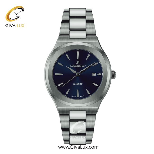 ساعت مچی اورجینال مردانه گرناویک نقره ای | نقره ای| سرمه ای| کد رفرنس G225