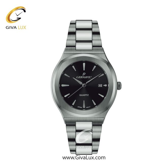 ساعت مچی اورجینال زنانه گرناویک نقره ای | نقره ای| مشکی| کد رفرنس G225