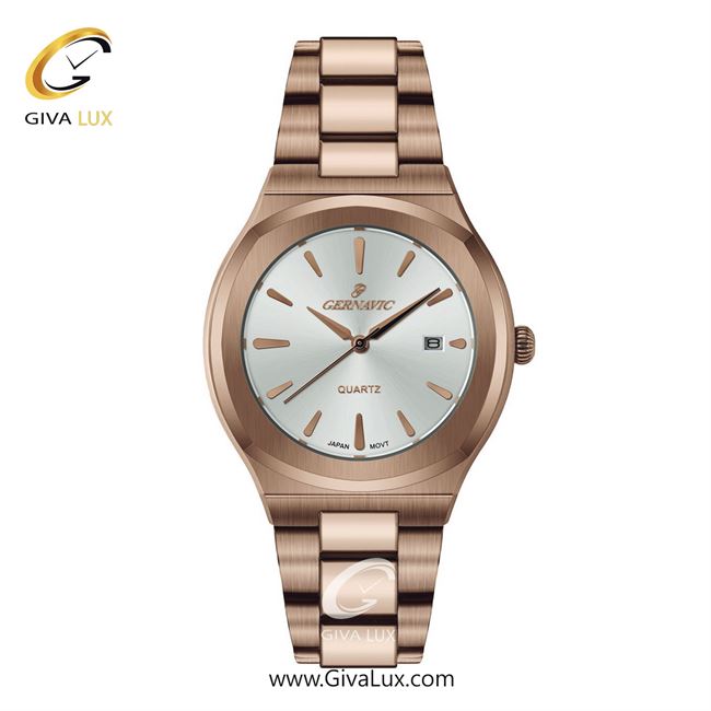 ساعت مچی اورجینال مردانه گرناویک رزگلد | رزگلد| نقره ای| کد رفرنس G225