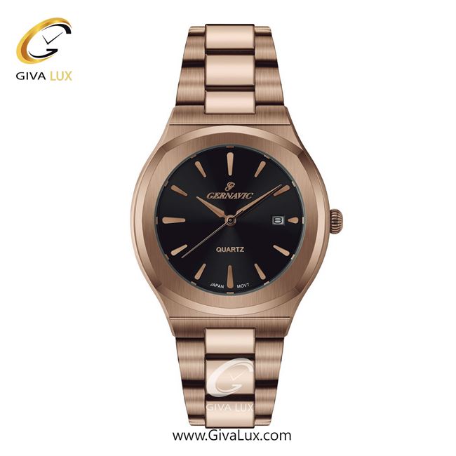 ساعت مچی اورجینال مردانه گرناویک رزگلد | رزگلد| مشکی| کد رفرنس G225