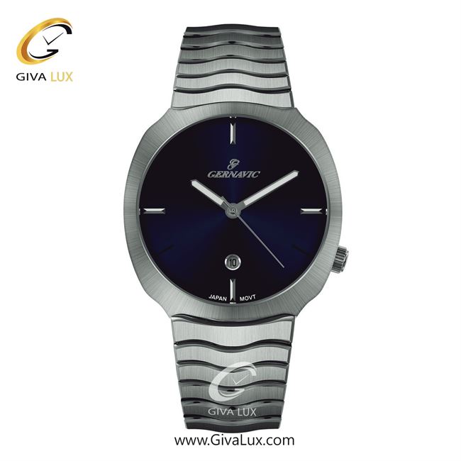 ساعت مچی اورجینال مردانه گرناویک نقره ای | نقره ای| سرمه ای| کد رفرنس G226