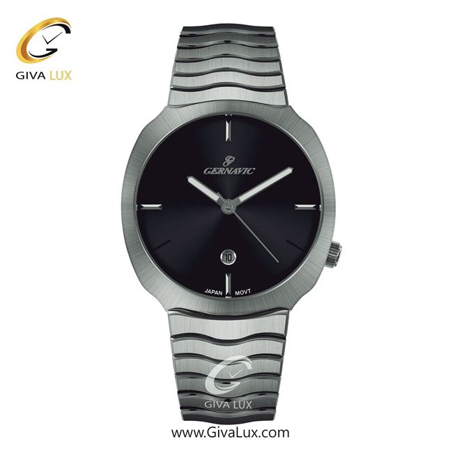ساعت مچی اورجینال مردانه گرناویک نقره ای | نقره ای| مشکی| کد رفرنس G226