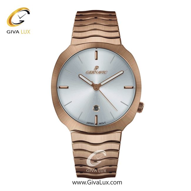 ساعت مچی اورجینال مردانه گرناویک رزگلد | رزگلد| نقره ای| کد رفرنس G226