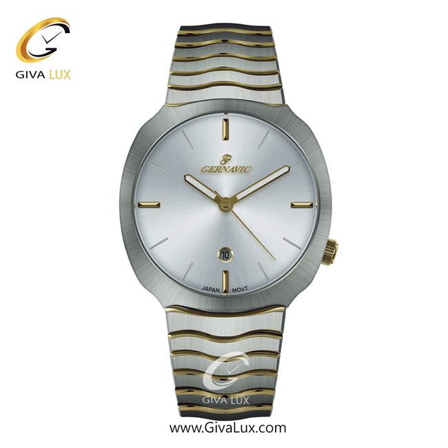 ساعت مچی اورجینال مردانه گرناویک نقره ای | نقره ای-طلایی| نقره ای| کد رفرنس G226