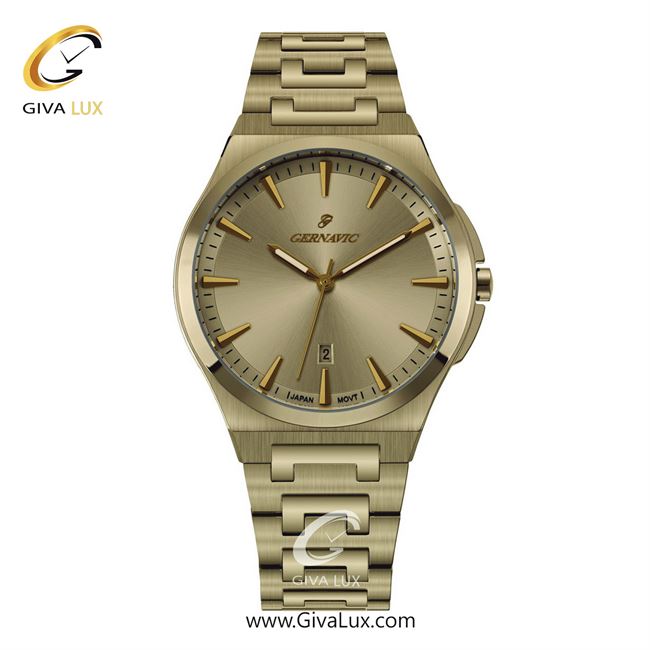 ساعت مچی اورجینال مردانه گرناویک طلایی | طلایی| طلایی| کد رفرنس G227