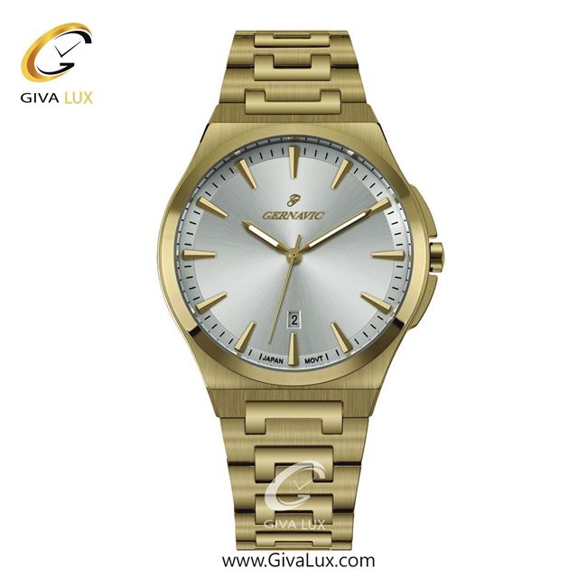 ساعت مچی اورجینال مردانه گرناویک طلایی | طلایی| نقره ای| کد رفرنس G227