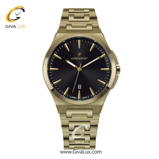 ساعت مچی اورجینال مردانه گرناویک طلایی | طلایی| مشکی| کد رفرنس G227