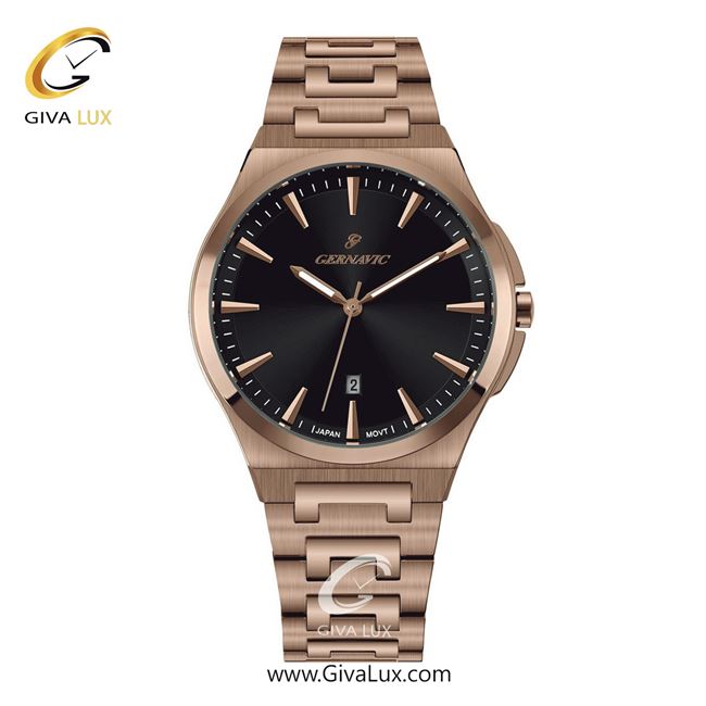 ساعت مچی اورجینال مردانه گرناویک رزگلد | رزگلد| مشکی| کد رفرنس G227