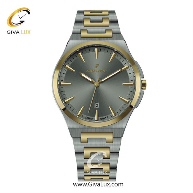ساعت مچی اورجینال مردانه گرناویک نقره ای-طلایی | نقره ای-طلایی| دودی| کد رفرنس G227