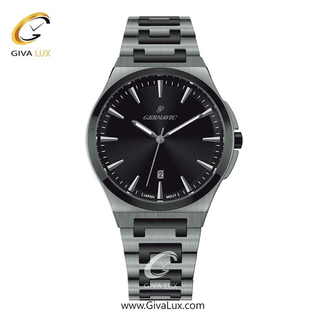 ساعت مچی اورجینال مردانه گرناویک نقره ای-مشکی | مشکی-نقره ای| مشکی| کد رفرنس G227
