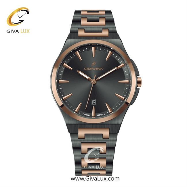 ساعت مچی اورجینال مردانه گرناویک رزگلد-طوسی | رزگلد-طوسی| دودی| کد رفرنس G227