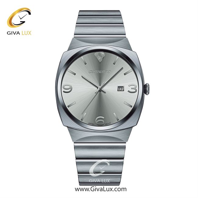 ساعت مچی اورجینال مردانه گرناویک نقره ای | نقره ای| نقره ای| کد رفرنس G230