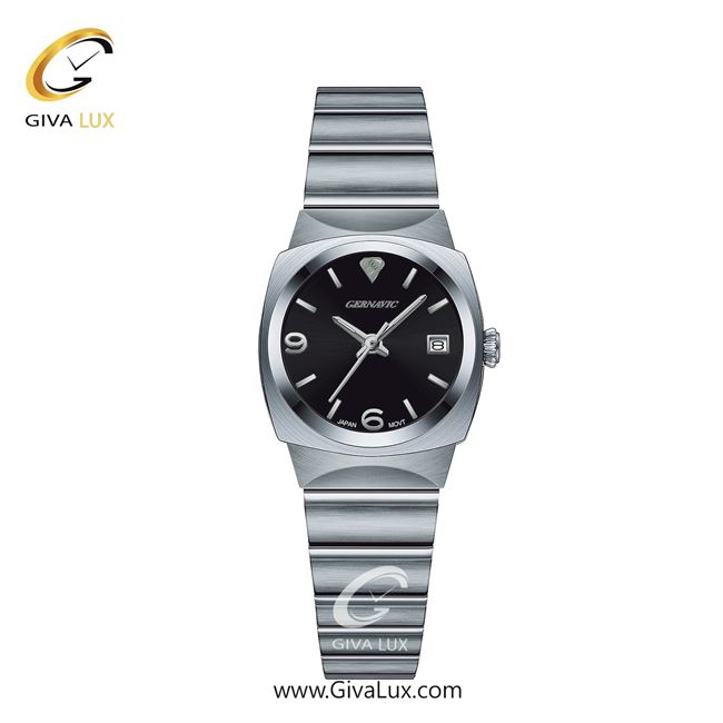 ساعت مچی اورجینال زنانه گرناویک نقره ای | نقره ای| مشکی| کد رفرنس G230