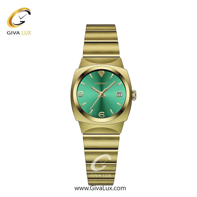 ساعت مچی اورجینال زنانه گرناویک طلایی | طلایی| سبز| کد رفرنس G230