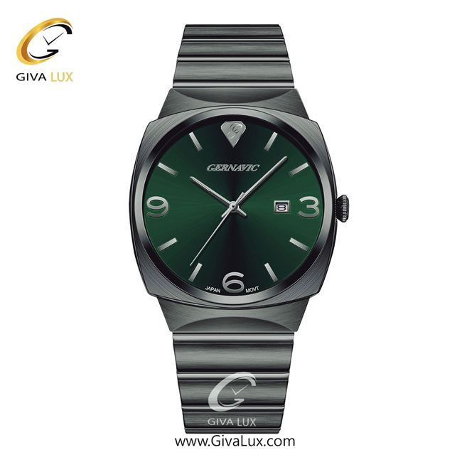 ساعت مچی اورجینال مردانه گرناویک طوسی | طوسی| سبز یشمی تیره| کد رفرنس G230