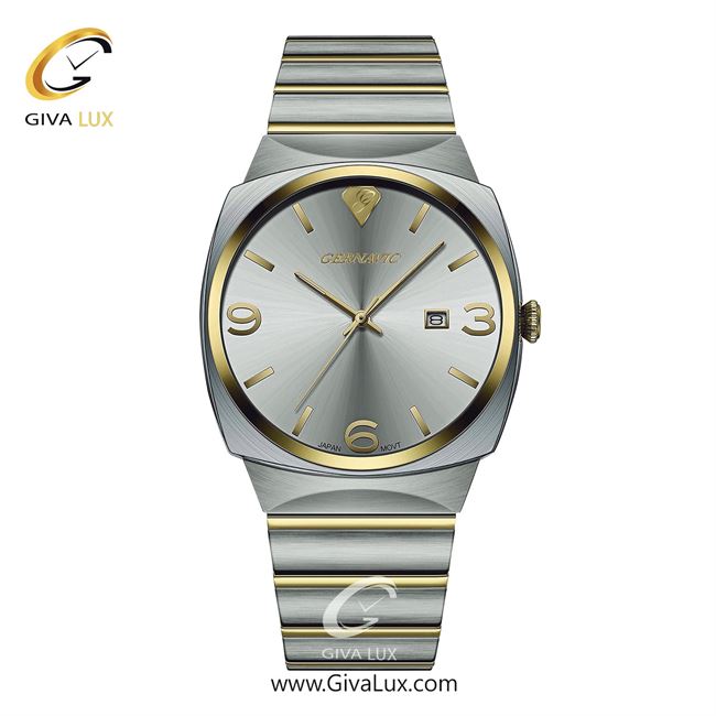 ساعت مچی اورجینال مردانه گرناویک نقره ای-طلایی | نقره ای-طلایی| نقره ای| کد رفرنس G230