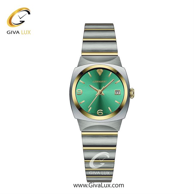 ساعت مچی اورجینال زنانه گرناویک نقره ای-طلایی | طلایی-نقره ای| سبز| کد رفرنس G230