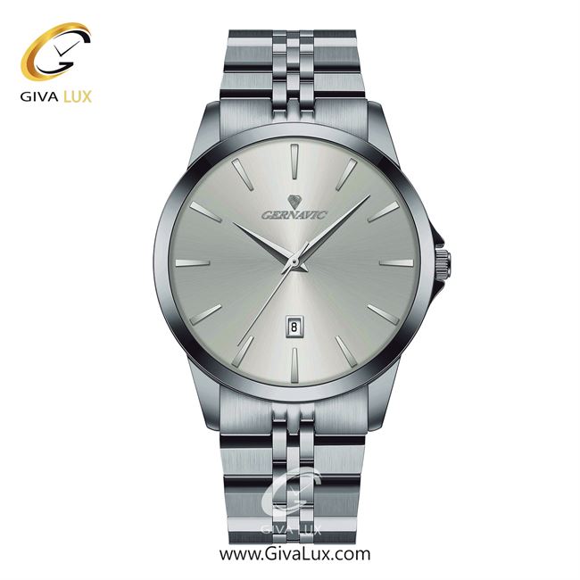 ساعت مچی اورجینال مردانه گرناویک نقره ای | نقره ای| نقره ای| کد رفرنس G232