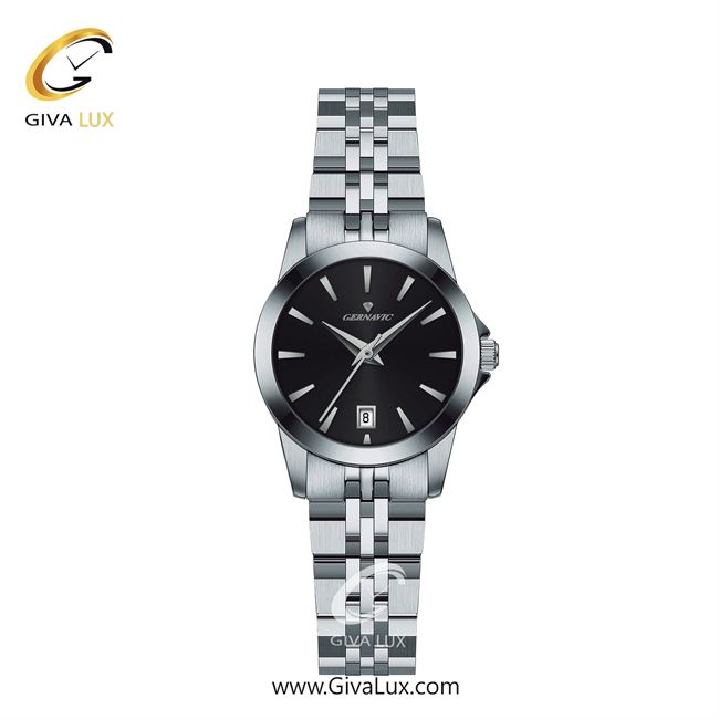 ساعت مچی اورجینال زنانه گرناویک نقره ای | نقره ای| مشکی| کد رفرنس G232