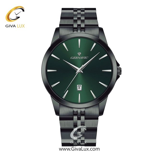 ساعت مچی اورجینال مردانه گرناویک طوسی | طوسی| سبز یشمی تیره| کد رفرنس G232