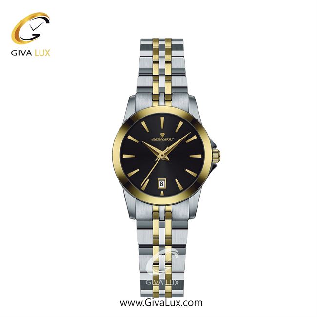 ساعت مچی اورجینال زنانه گرناویک نقره ای-طلایی | طلایی-نقره ای| مشکی| کد رفرنس G232