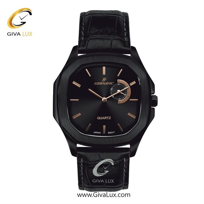 ساعت مچی اورجینال مردانه گرناویک دو موتوره زیر ثانیه نقره ای | مشکی| مشکی-رزگلد| کد رفرنس G306