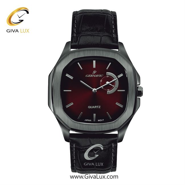 ساعت مچی اورجینال مردانه گرناویک دو موتوره زیر ثانیه نقره ای | مشکی| زرشکی| کد رفرنس G306