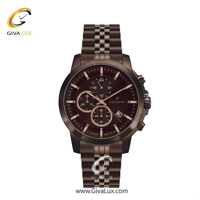 ساعت مچی اورجینال زنانه گرناویک سه موتوره کرنوگراف کافی | کافی| کافی| کد رفرنس G420