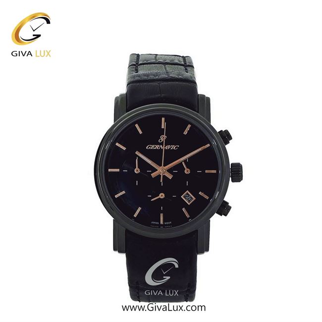 ساعت مچی اورجینال زنانه گرناویک سه موتوره کرنوگراف مشکی | مشکی| مشکی| کد رفرنس G447