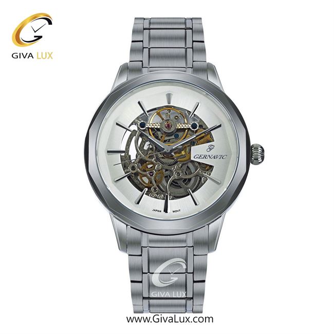 ساعت مچی اورجینال مردانه گرناویک نقره ای | نقره ای| سفید| کد رفرنس G458