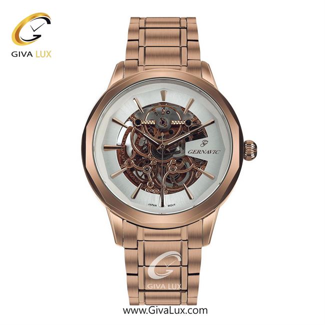 ساعت مچی اورجینال مردانه گرناویک رزگلد | رزگلد| سفید| کد رفرنس G458