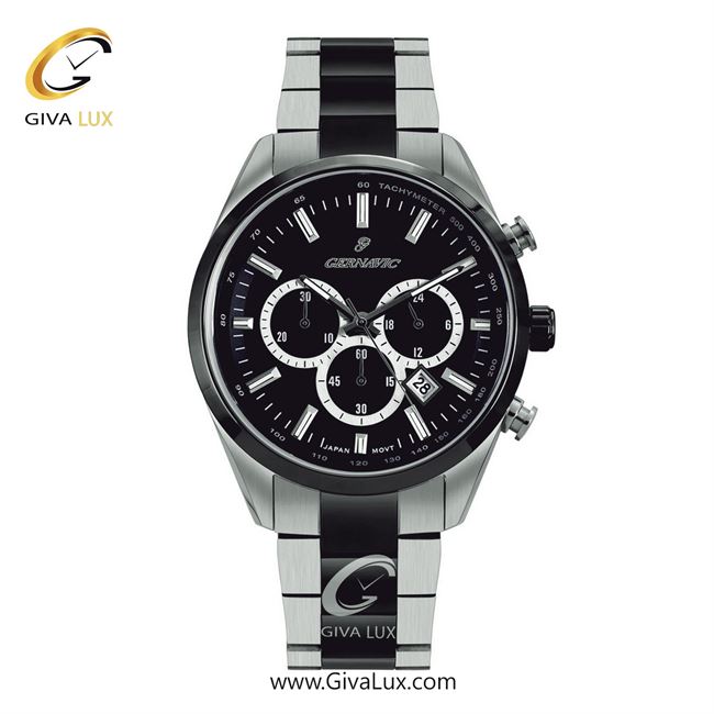 ساعت مچی اورجینال مردانه گرناویک سه موتوره کرنوگراف مشکی-نقره ای | مشکی-طوسی| مشکی| کد رفرنس G461