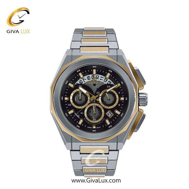 ساعت مچی اورجینال زنانه گرناویک سه موتوره کرنوگراف طلایی-نقره ای | نقره ای-طلایی| مشکی| کد رفرنس G462