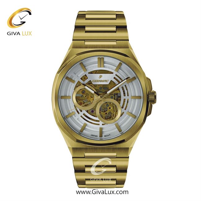 ساعت مچی اورجینال مردانه گرناویک طلایی | طلایی| سفید| کد رفرنس G465