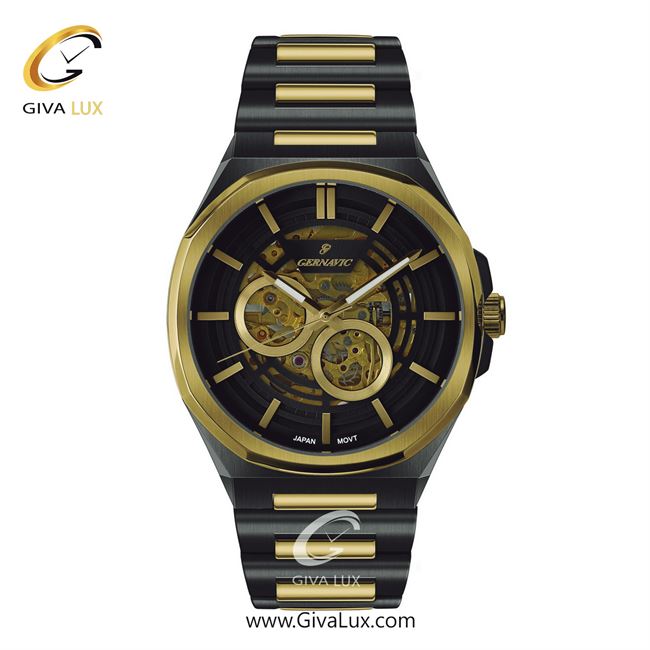 ساعت مچی اورجینال مردانه گرناویک مشکی-طلایی | طلایی-مشکی| مشکی| کد رفرنس G465