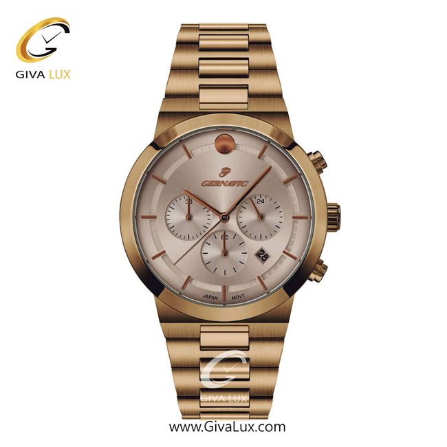 ساعت مچی اورجینال مردانه گرناویک سه موتوره کرنوگراف رزگلد | رزگلد| رزگلد| کد رفرنس G466
