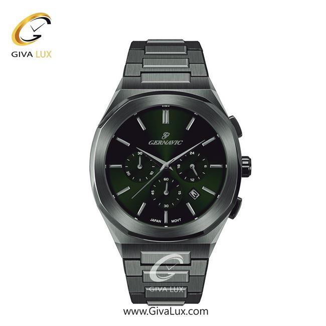 ساعت مچی اورجینال زنانه گرناویک سه موتوره کرنوگراف طوسی | طوسی| سبز| کد رفرنس G468