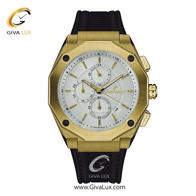 ساعت مچی اورجینال مردانه گرناویک سه موتوره کرنوگراف طلایی | مشکی| سفید| کد رفرنس G471